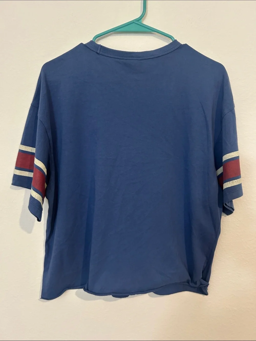 Champion Blue Graphic Number 19 Tee with Red Stripe Accents - Picture 3 of 3